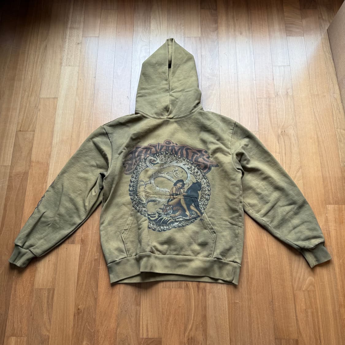 L 트래비스 스캇 머천 스프레이 후드 탄 상품이미지1