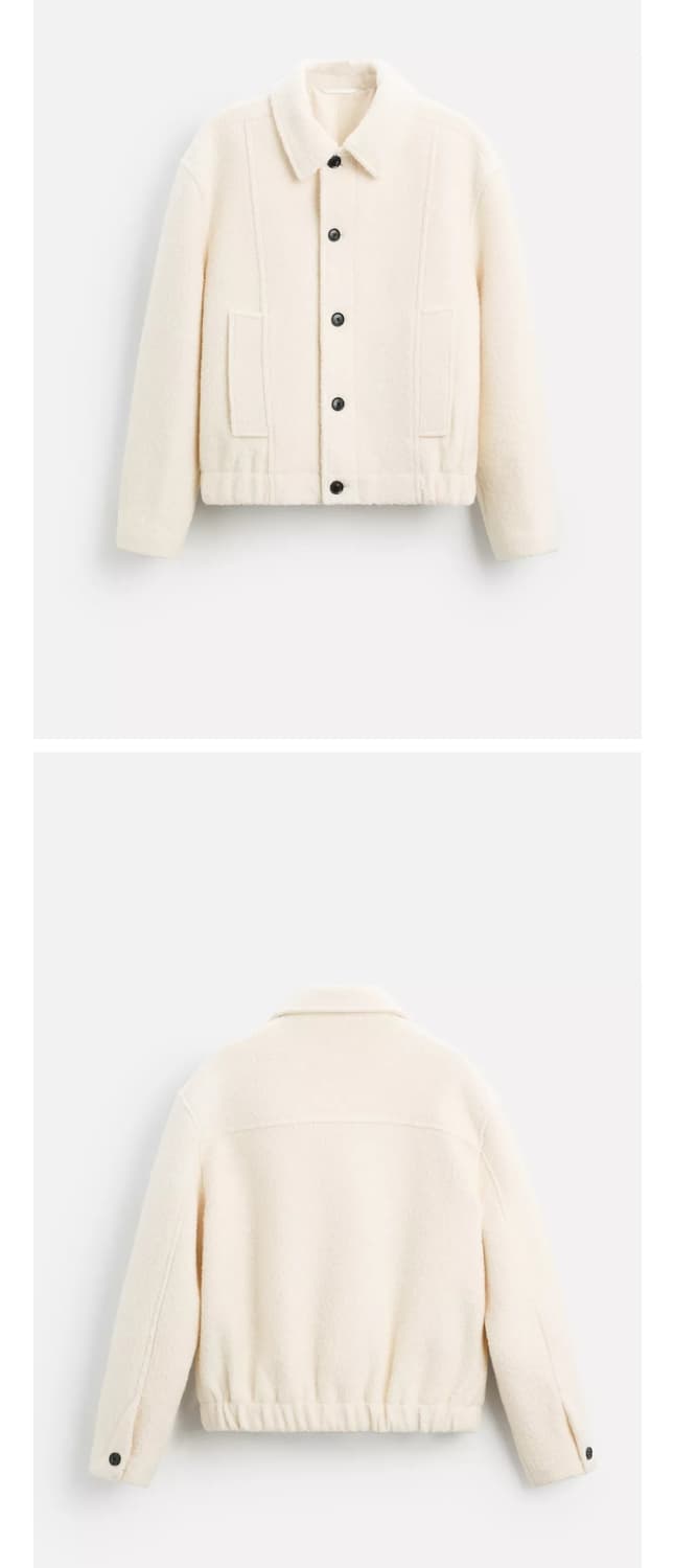 자라 울 부클 점퍼 xl 상품이미지2