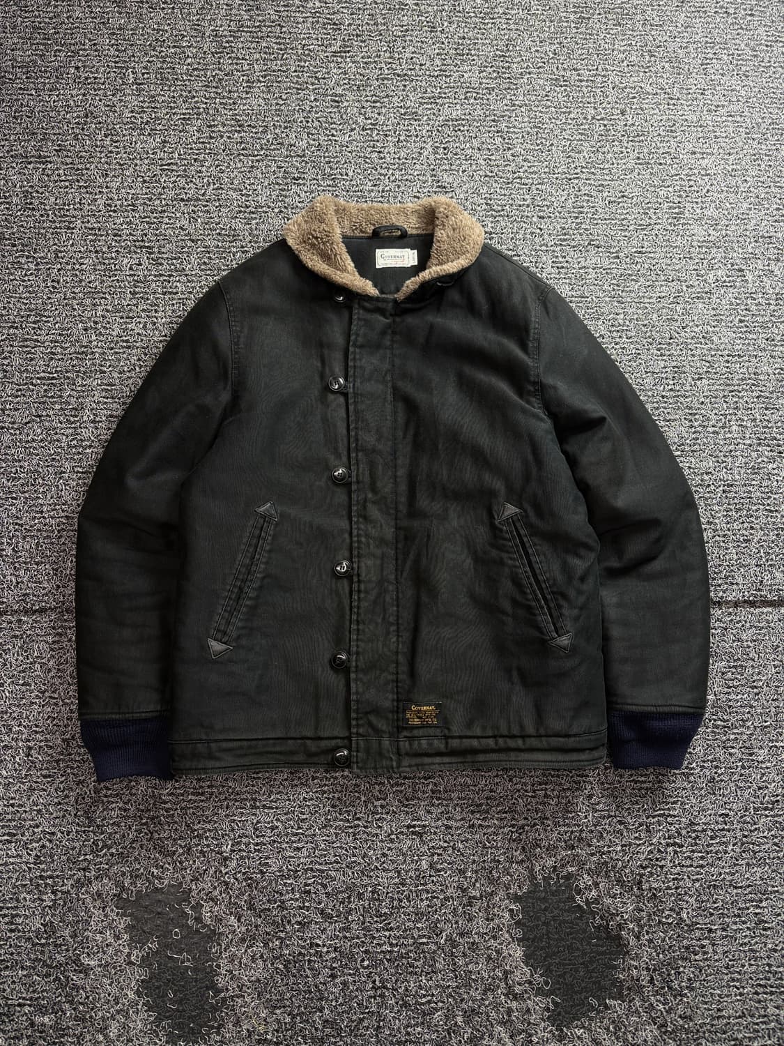 커버낫 아메카지 오리지널 N-1 덱 자켓 블랙 3453 상품이미지2