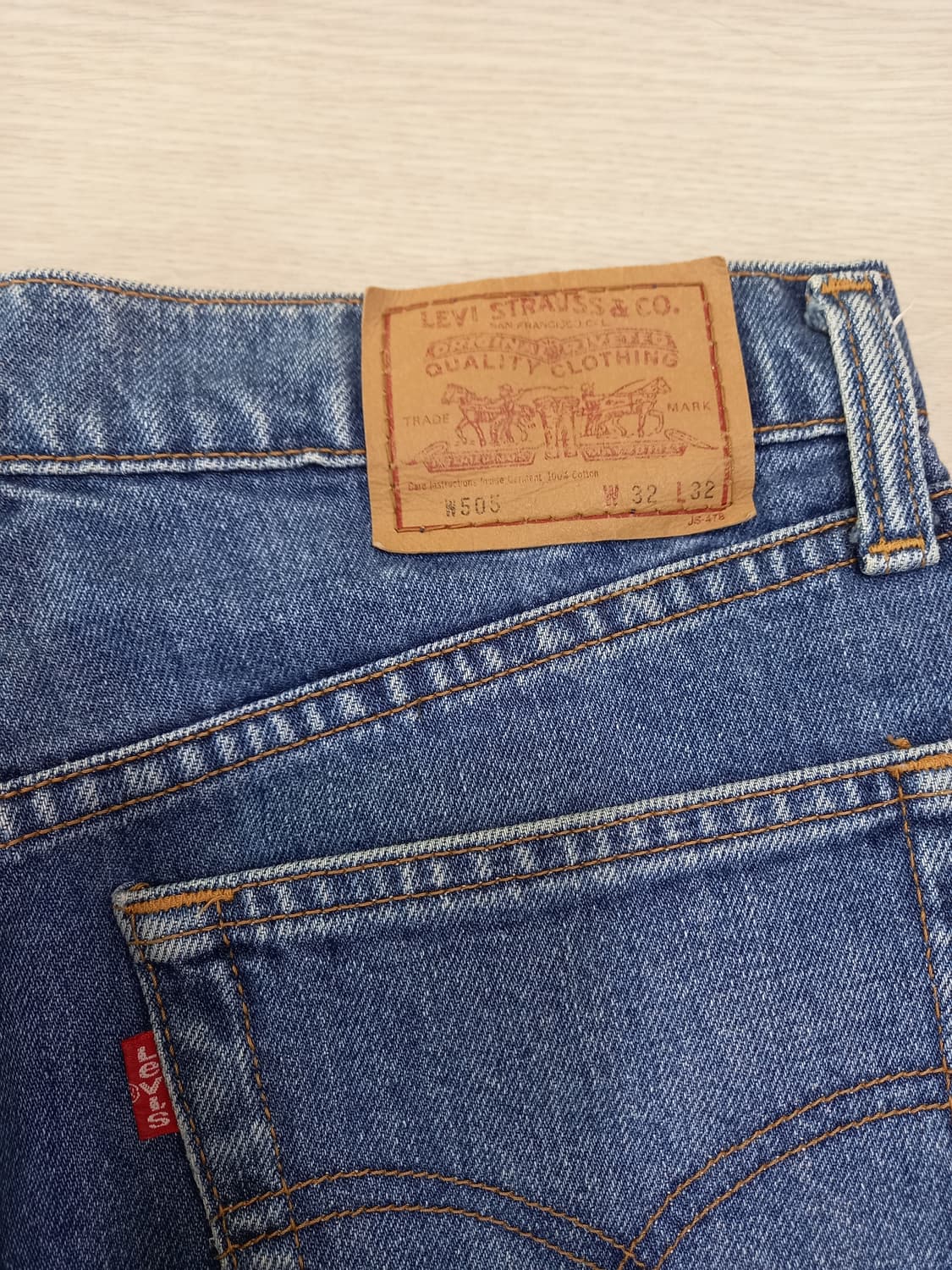 28-29 90's 리바이스505 Jap 하이웨이스트 일자진 29-540 상품이미지5
