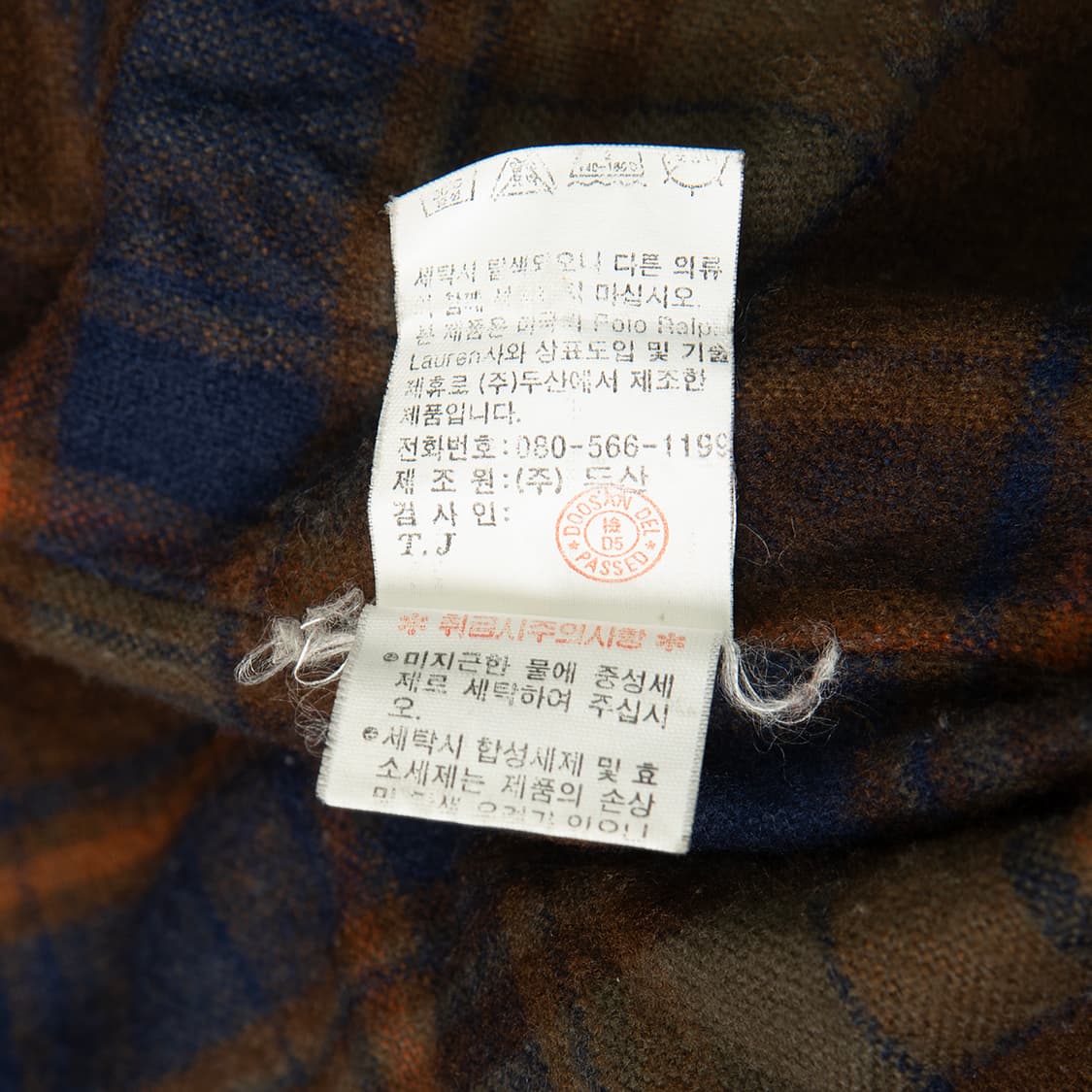 [108] 90s~ 폴로 랄프로렌 블랭킷 라이닝 데님자켓 스윙탑  상품이미지10