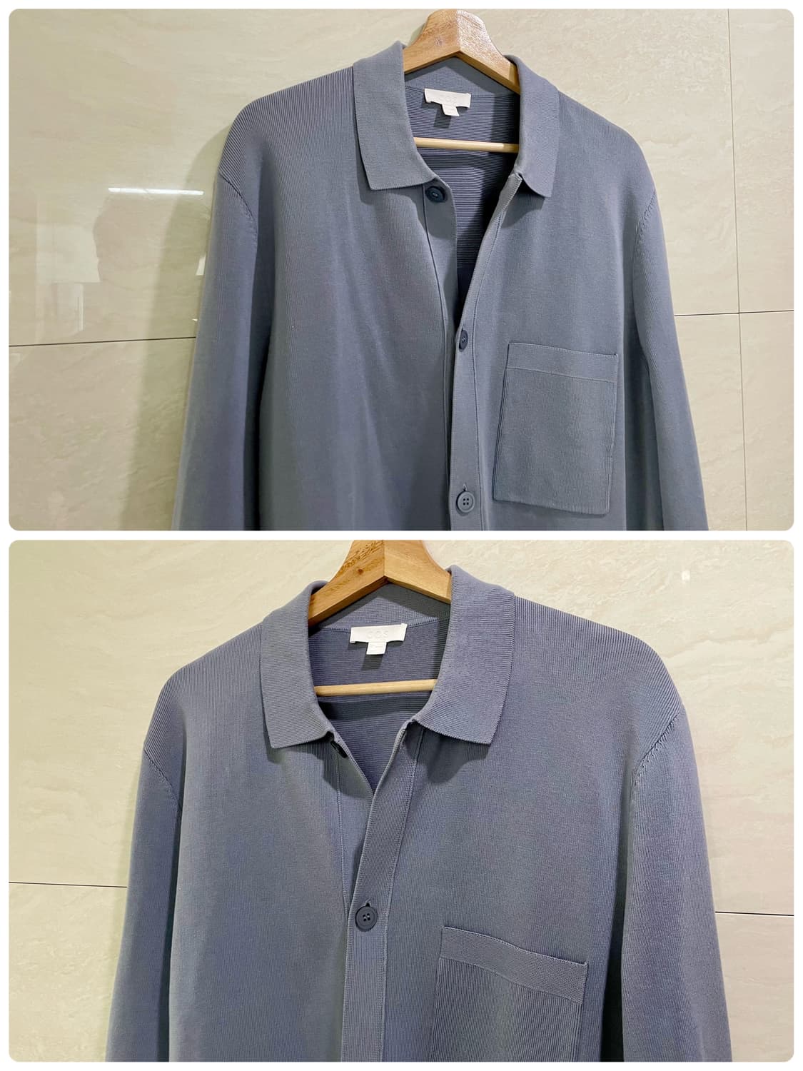 COS / 니티드 코튼 자켓, 남성 자켓 / L(105) 상품이미지2