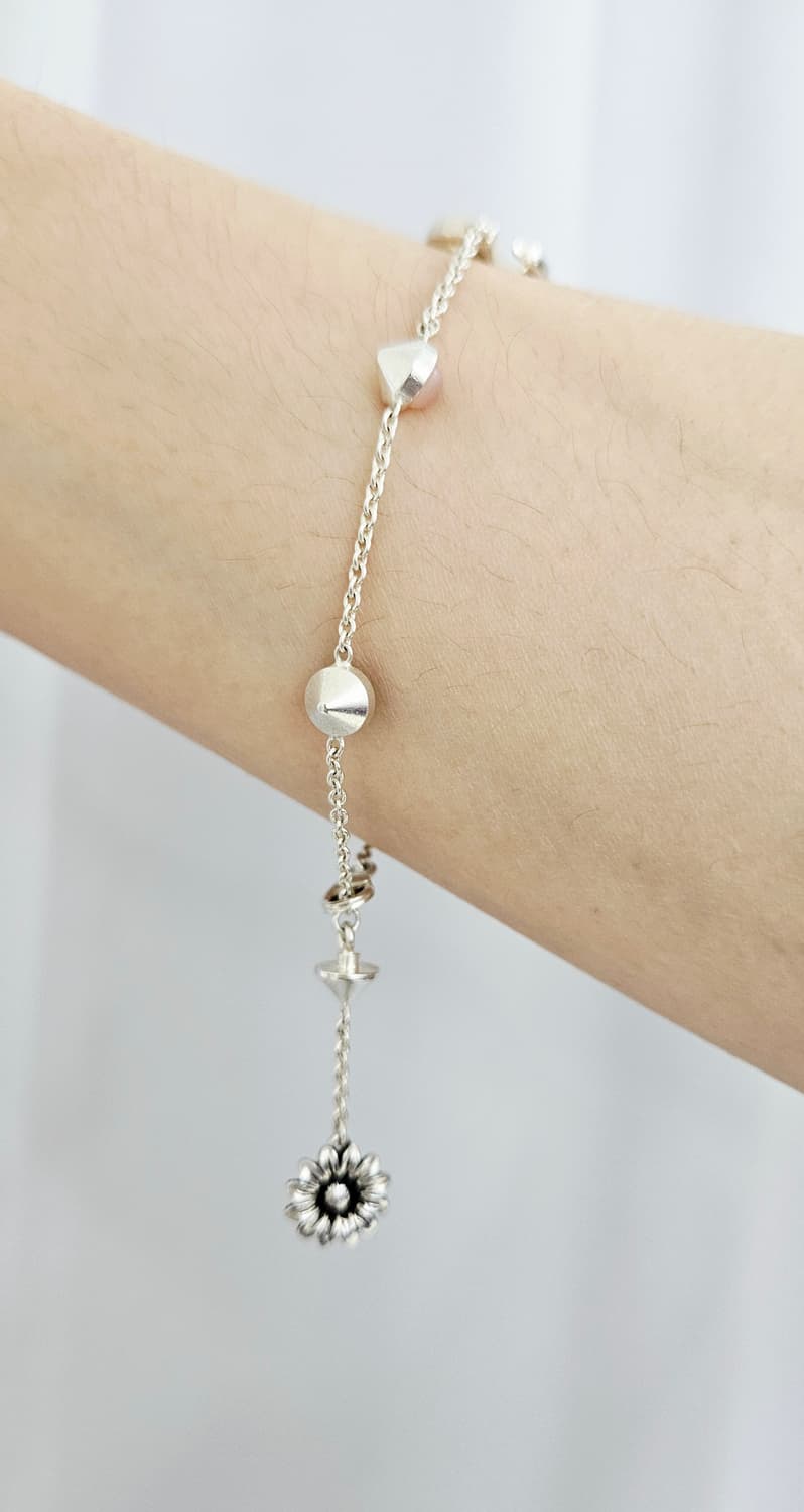 구찌 GG 마몽 핑크 자개 실버 팔찌 16사이즈 [정품] 상품이미지6