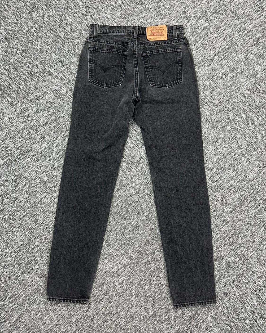 (허단38)90'S 리바이스 USA 560 흑청-M1867 상품이미지6