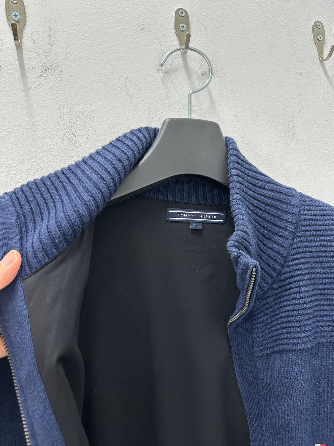 TOMMY HILFIGER 2 way 니트 집업 상품이미지8