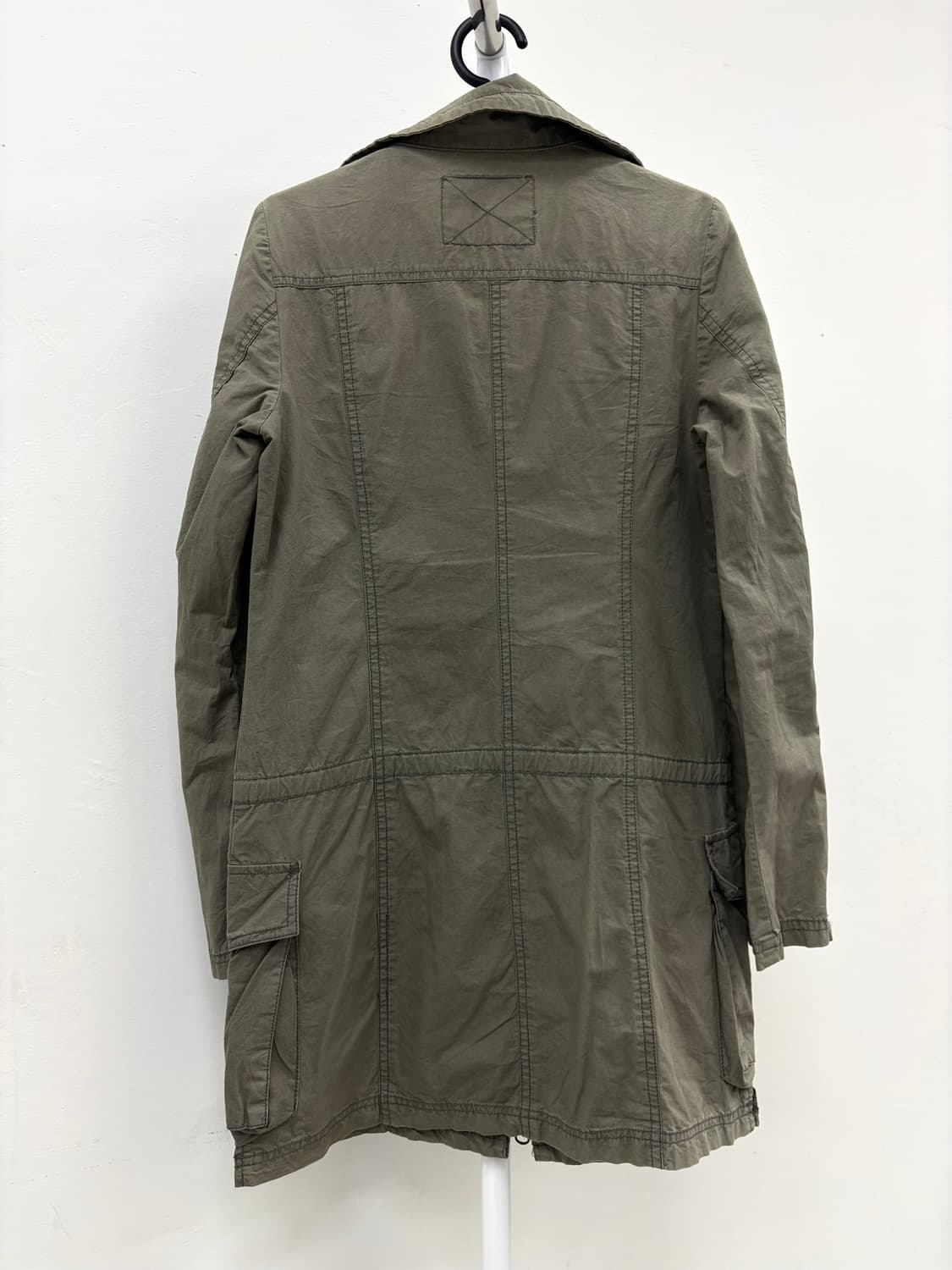 빈티지 워크웨어 투웨이 원피스 하이넥 밀리터리 y2k 자켓 상품이미지9