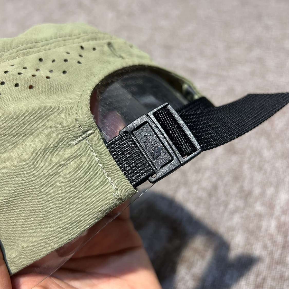 노스페이스 올리브 메쉬 기어 볼캡 모자 나일론쉘 캡 상품이미지5