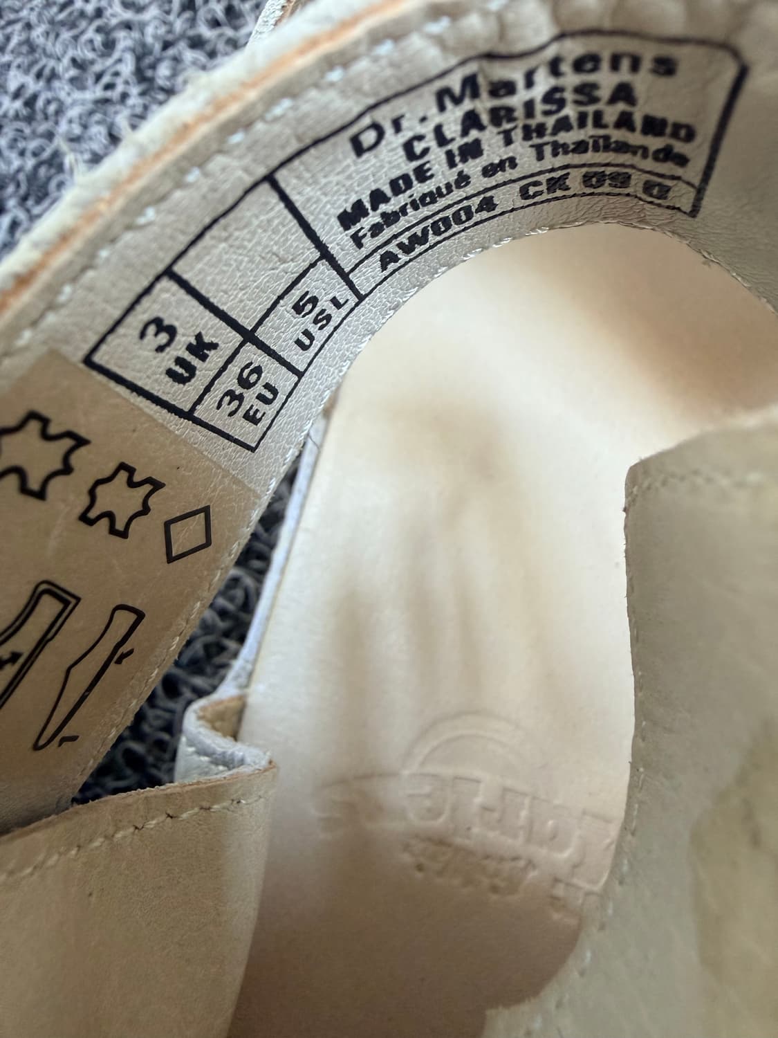 닥터마틴 클라리사 화이트 레더 샌들 (Dr. Martens Clariss 상품이미지7