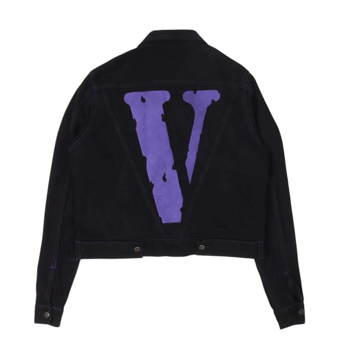 브이론 프렌즈 데님자켓 퍼플 미판 팝업발 OG 상품이미지2