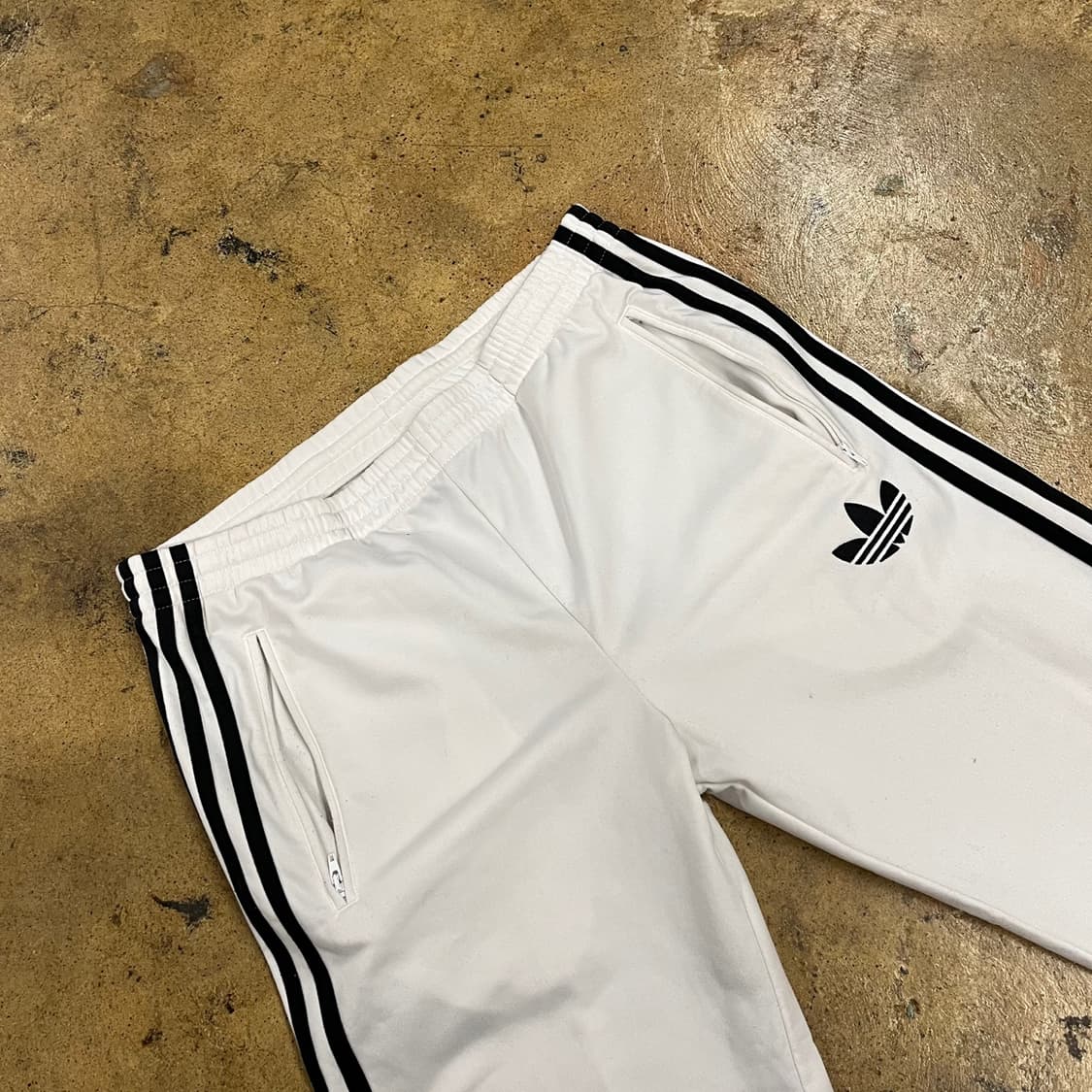 [정품/S] 아디다스 삼선 트레이닝 바지 화이트 b10 상품이미지1