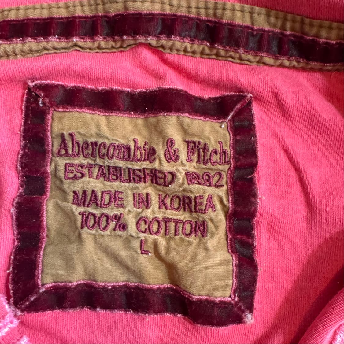 아베크롬비 핫핑크 투웨이 후드집업 상품이미지5