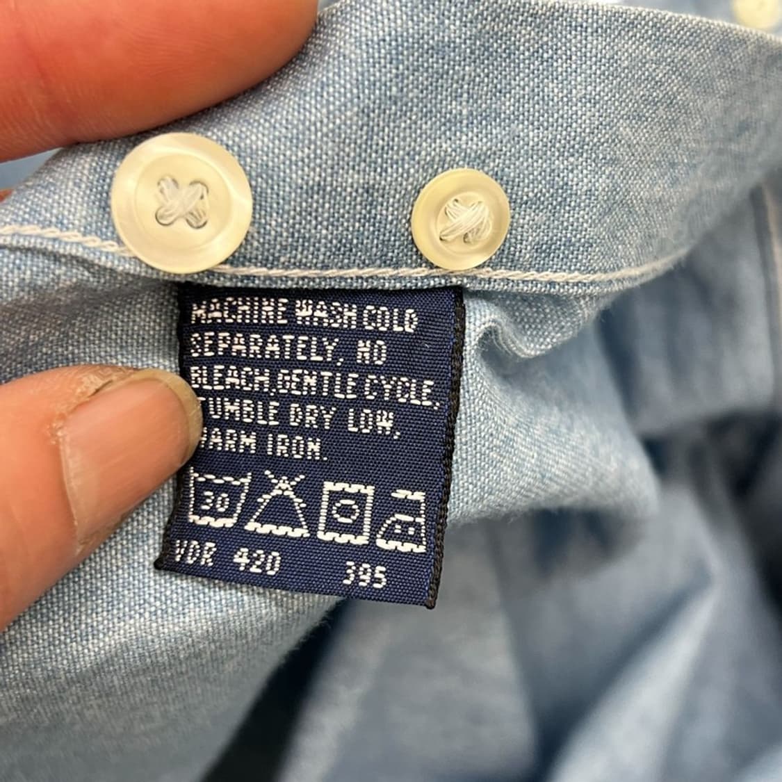 노티카 워크 데님셔츠 r2171 상품이미지6