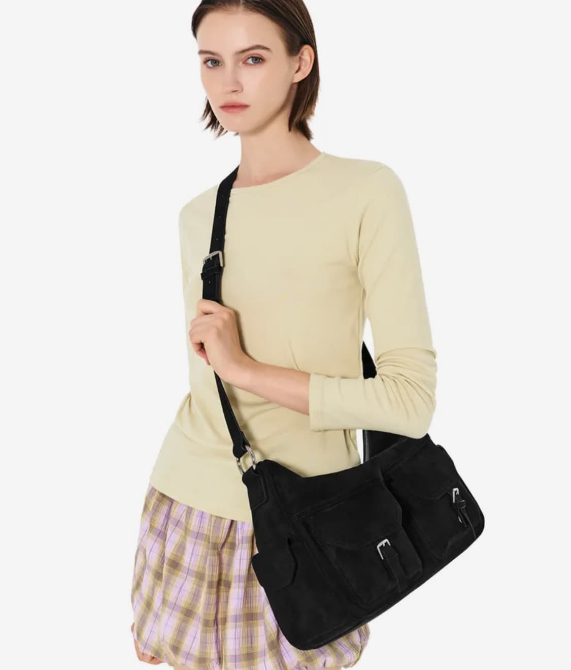 스탠드오일 조이백 블랙(스웨이드) 상품이미지2