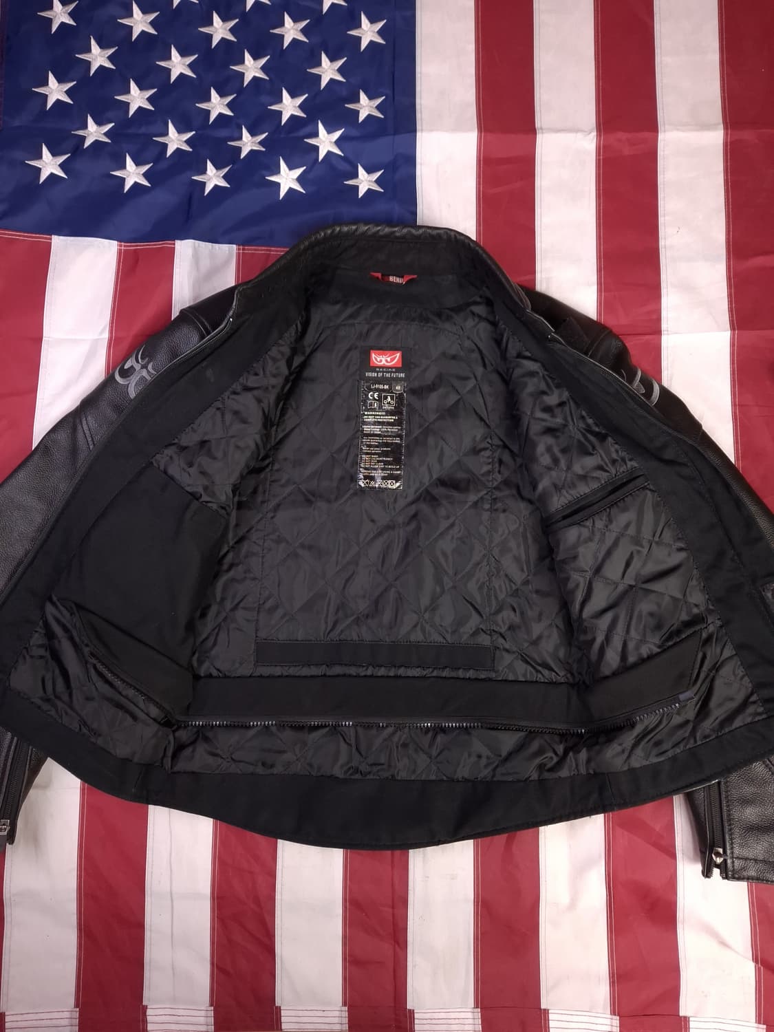 오리지날 베릭 Berik 리얼레더 레이싱자켓 상품이미지9