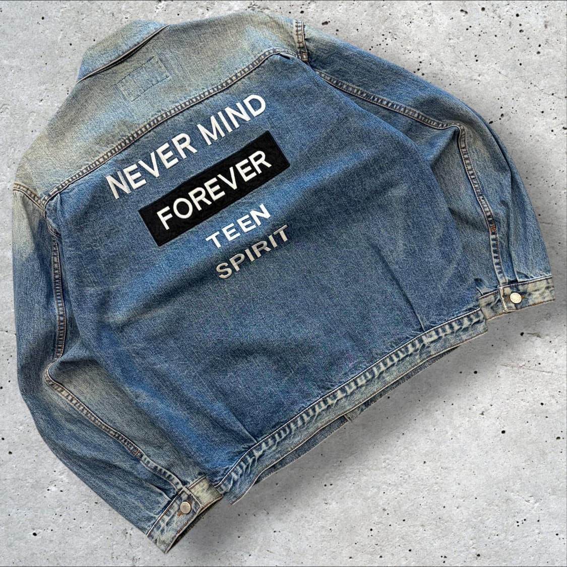 [L] 앤더슨벨 데님 자켓 빈티지 워싱 D502 상품이미지2