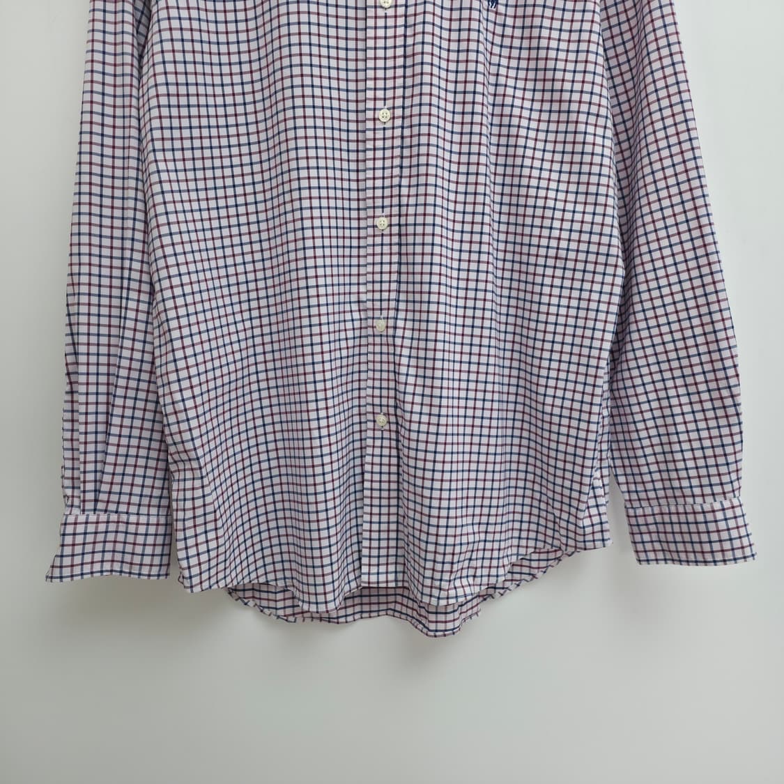 [L] 폴로 랄프로렌 체크 셔츠 신형 큐알택 상품이미지3