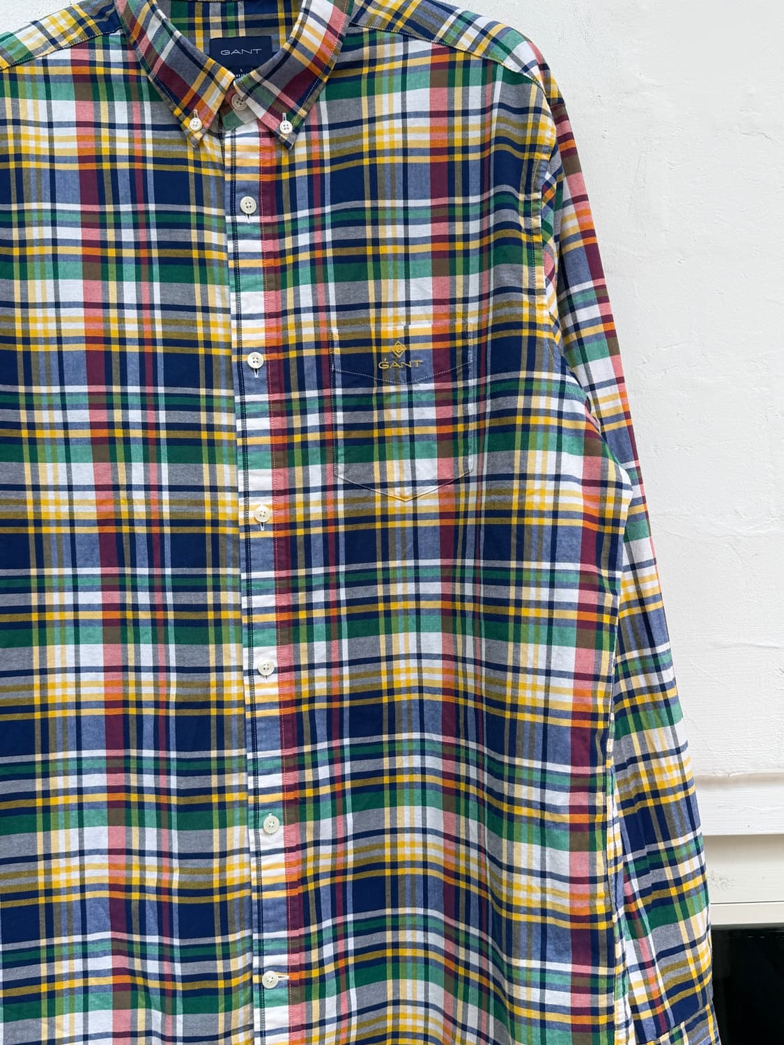 Gant 간트 헤리티지 플래드 체크 긴팔 버튼 다운 셔츠 L 상품이미지3