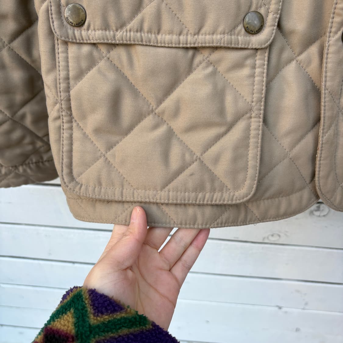 Polo 폴로 퀼팅 자켓 상품이미지7