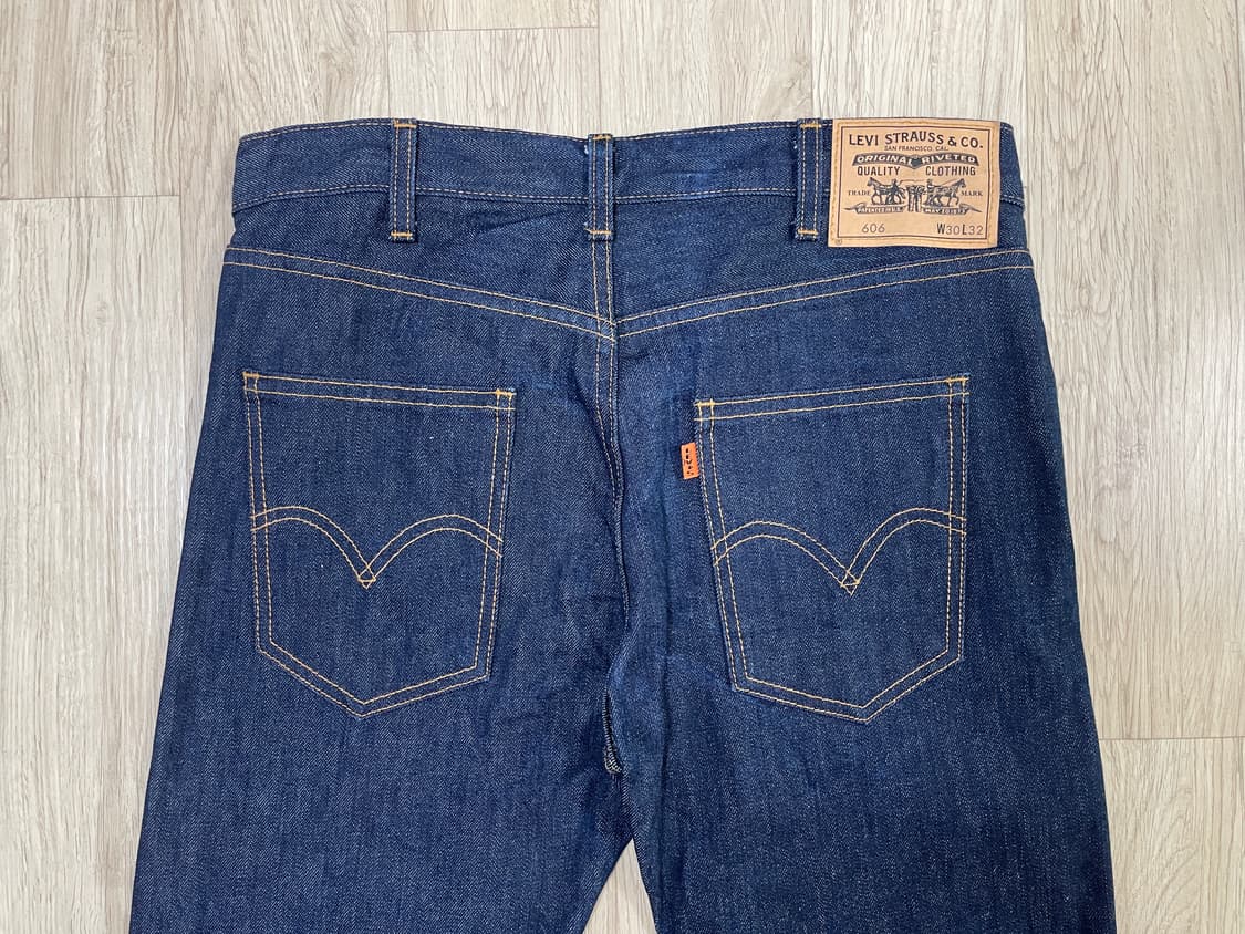 30) 60's 복각 리바이스 LVC 606 리지드 데님팬츠(민트급) 상품이미지9