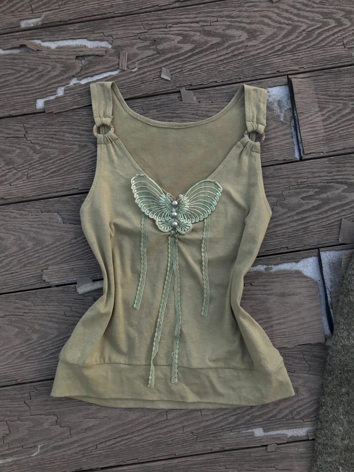 Butterfly Knit Tank & Fur Bolero set 상품이미지5