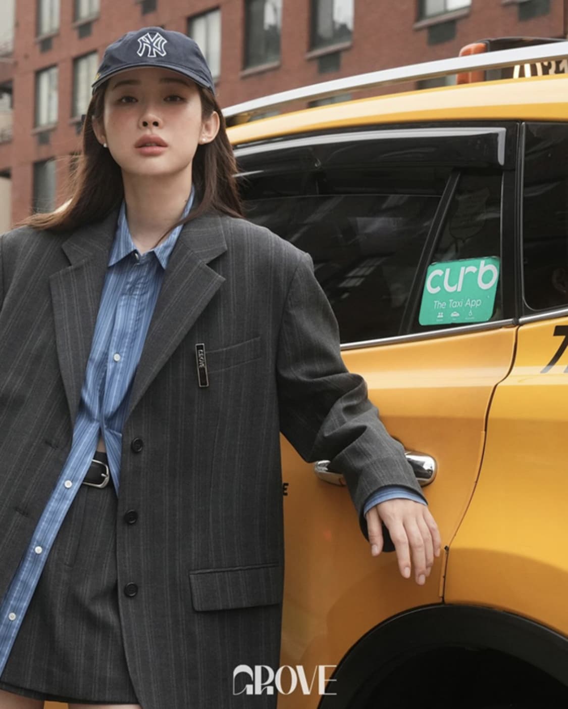 그로브 블레인 스트라이프 셔츠 Blaine shirt 상품이미지8