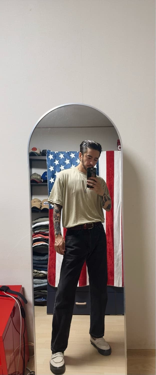 리바이스 505 빈티지 블랙 데님 팬츠 00s Levi’s [32] 상품이미지1