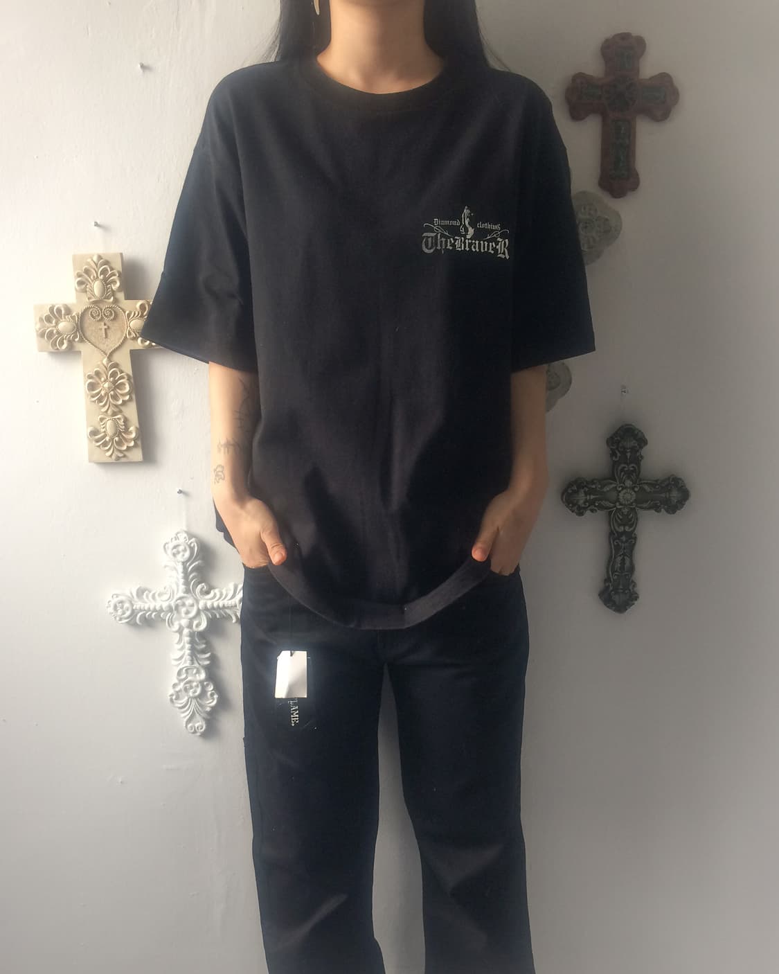 Back printing t shirt 상품이미지5