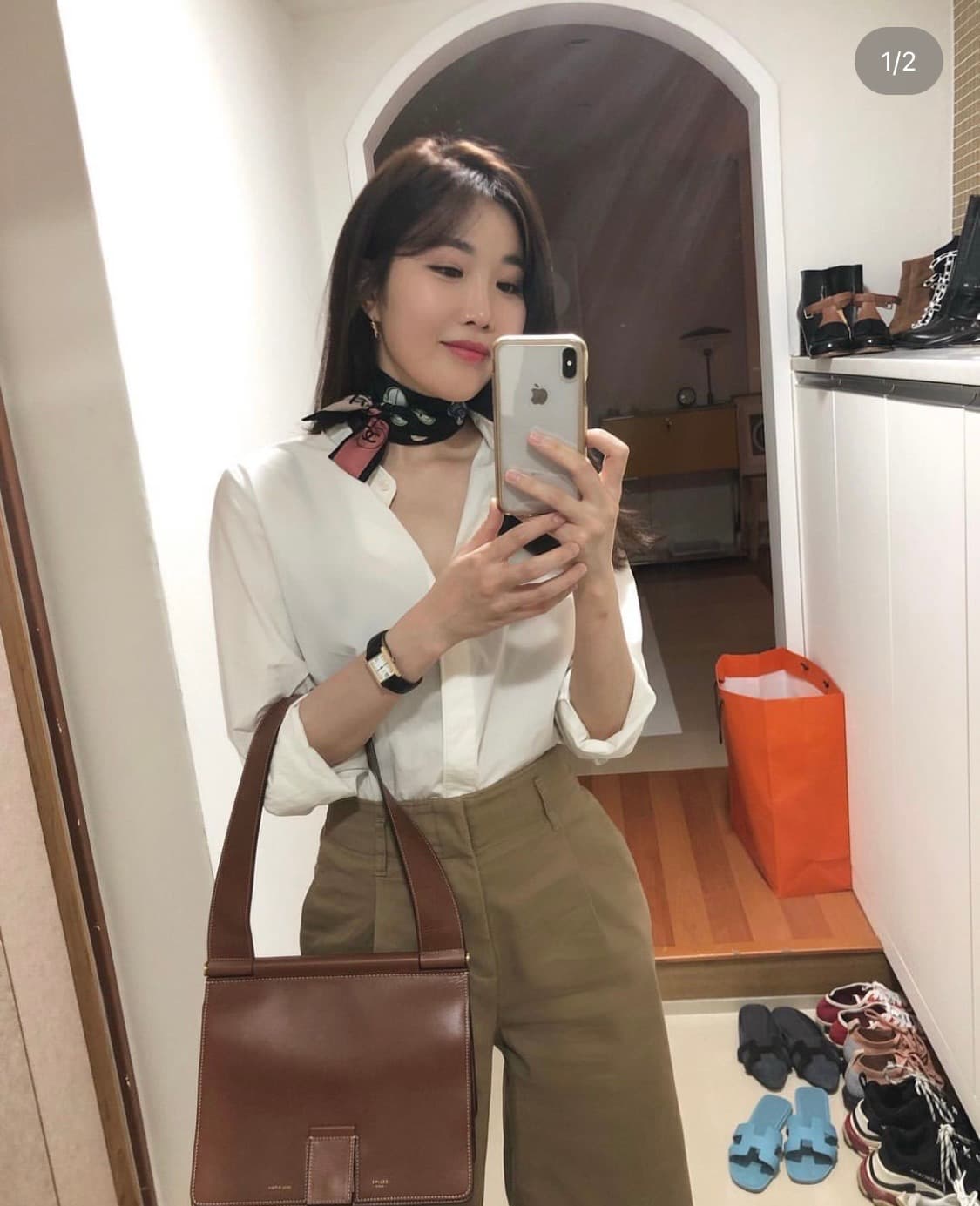 샤넬 풍뎅이 트윌리 미착용 새상품 상품이미지3