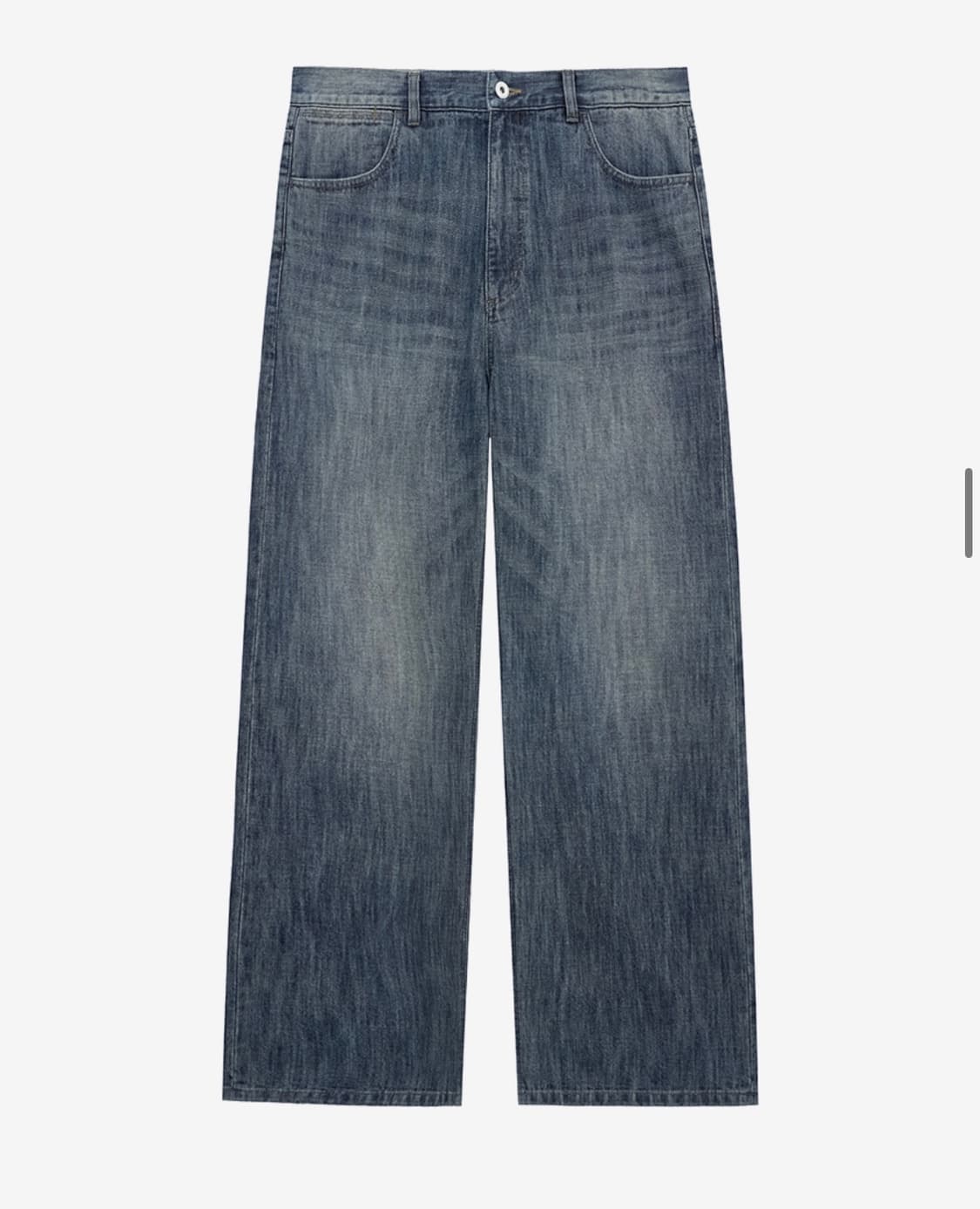 인사일런스 허니콤 데님 팬츠 MID BLUE L사이즈 상품이미지3