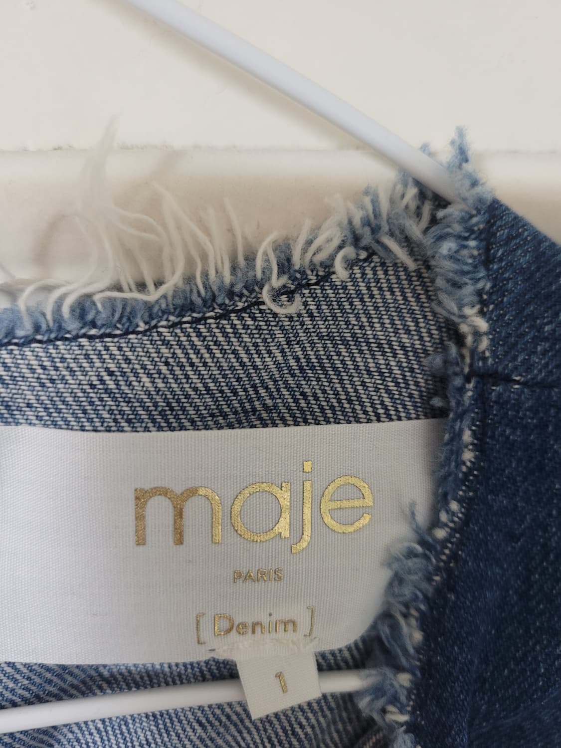 마쥬 패치워크 데님 원피스 상품이미지4