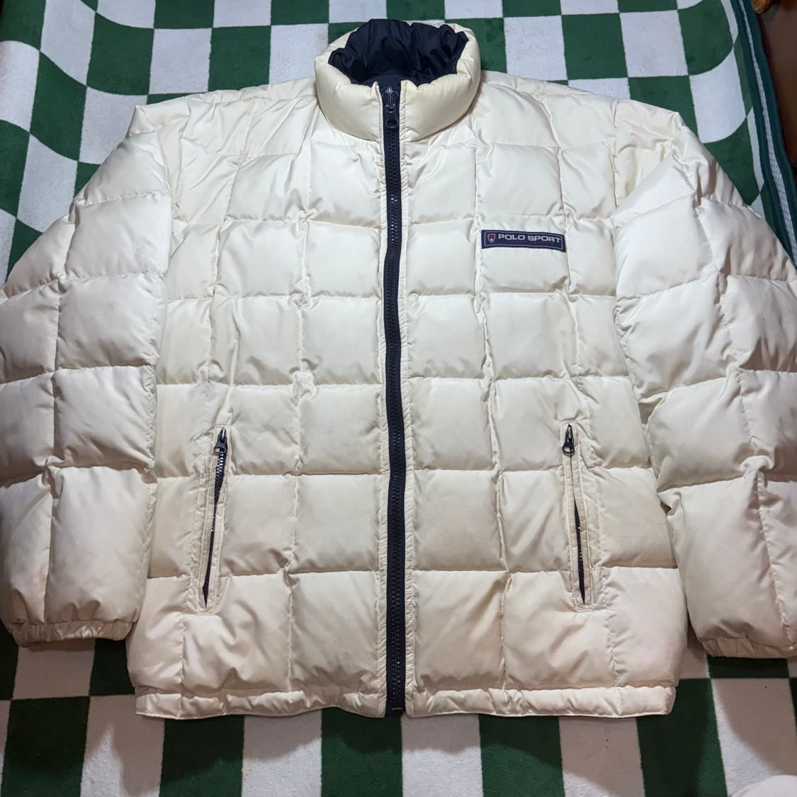 폴로 양면 패딩 상품이미지1
