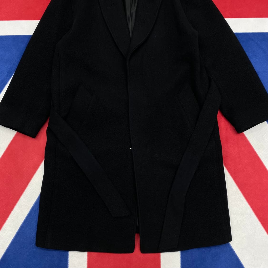 노이어 로우 엣지 타이록켄 코트 48 실측 100 상품이미지3