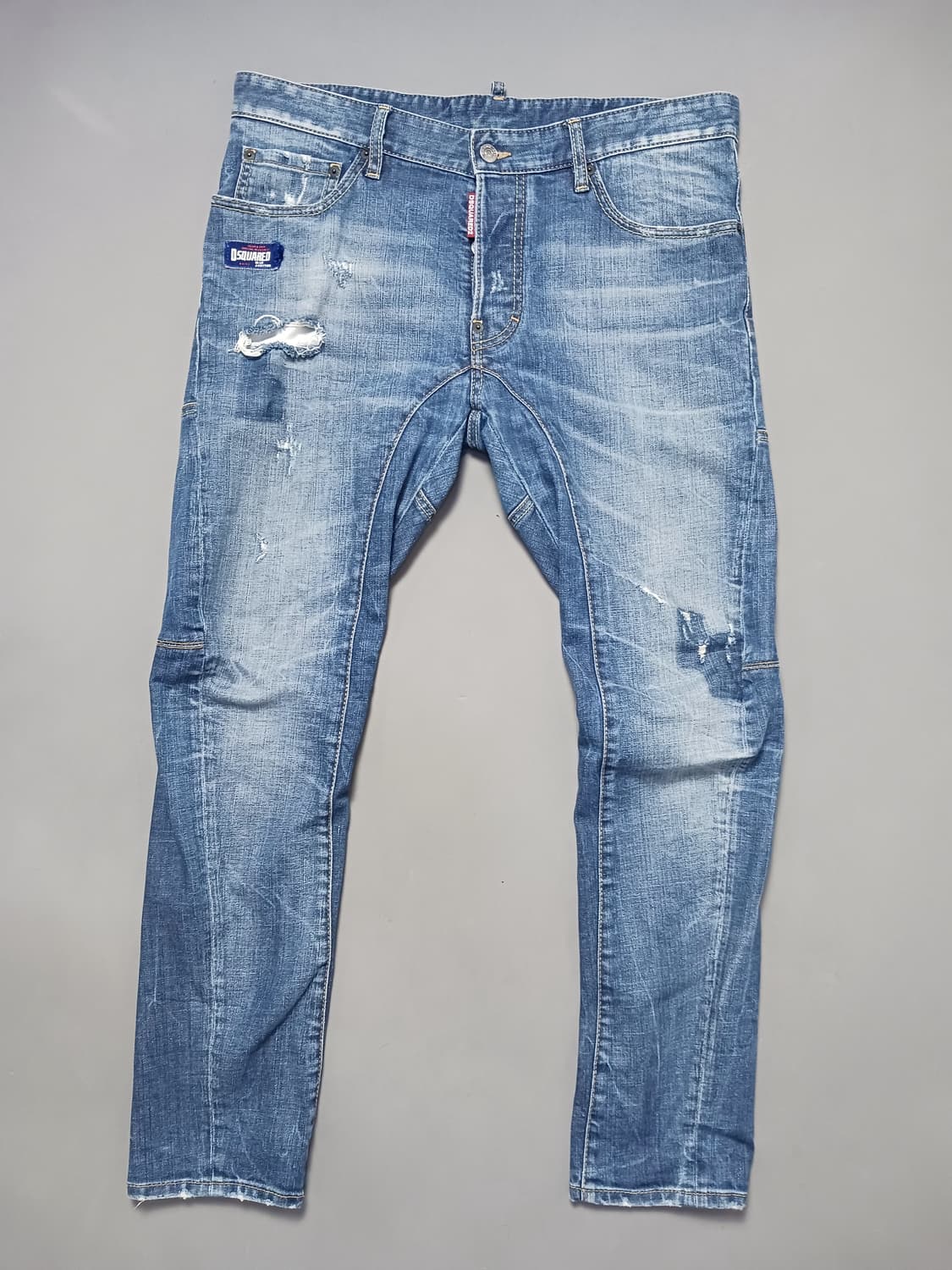 [52] 정품 디스퀘어드2 블루탭 타이디바이커진 청바지 36 37 상품이미지1