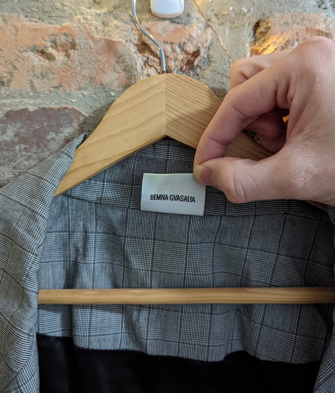 베트멍 15ss Prins de Galles 체크 코트 XS 상품이미지7