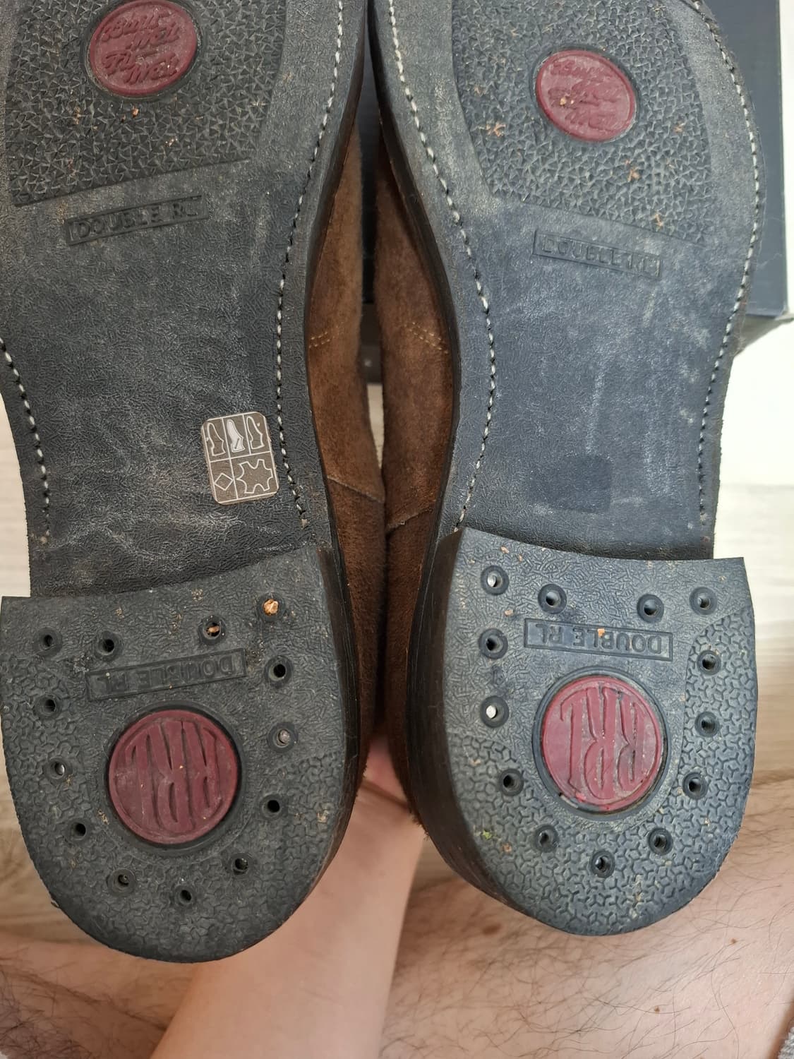 10D 더블알엘 콩그레스 러프아웃 스웨이드 브라운 첼시 부츠 상품이미지6