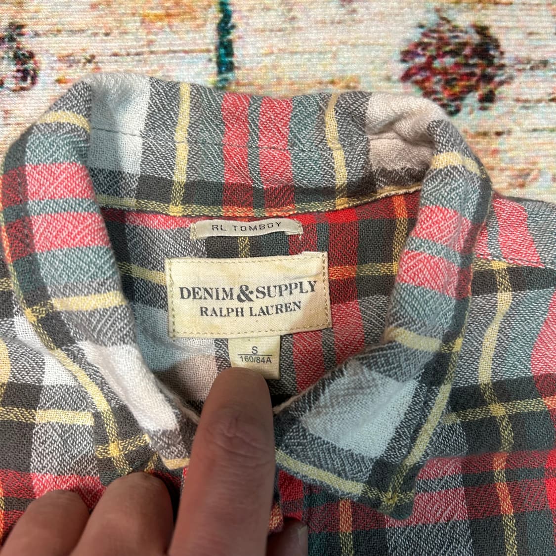 [S] 폴로 데님 앤 서플라이 체크셔츠 상품이미지2