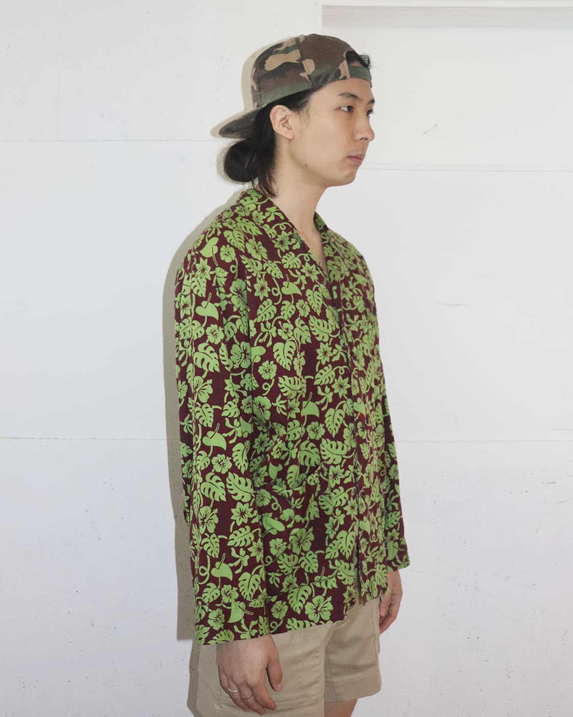 장 폴 고티에 90s 리브스 프린트 오픈 카라 셔츠 상품이미지2