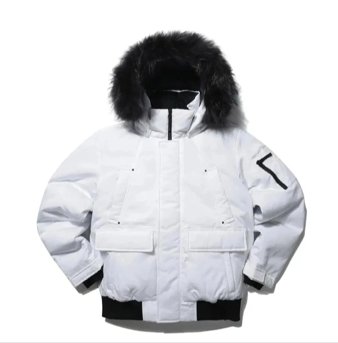 (새제품) K2 야상 숏패딩 다운 공용 화이트100 상품이미지1