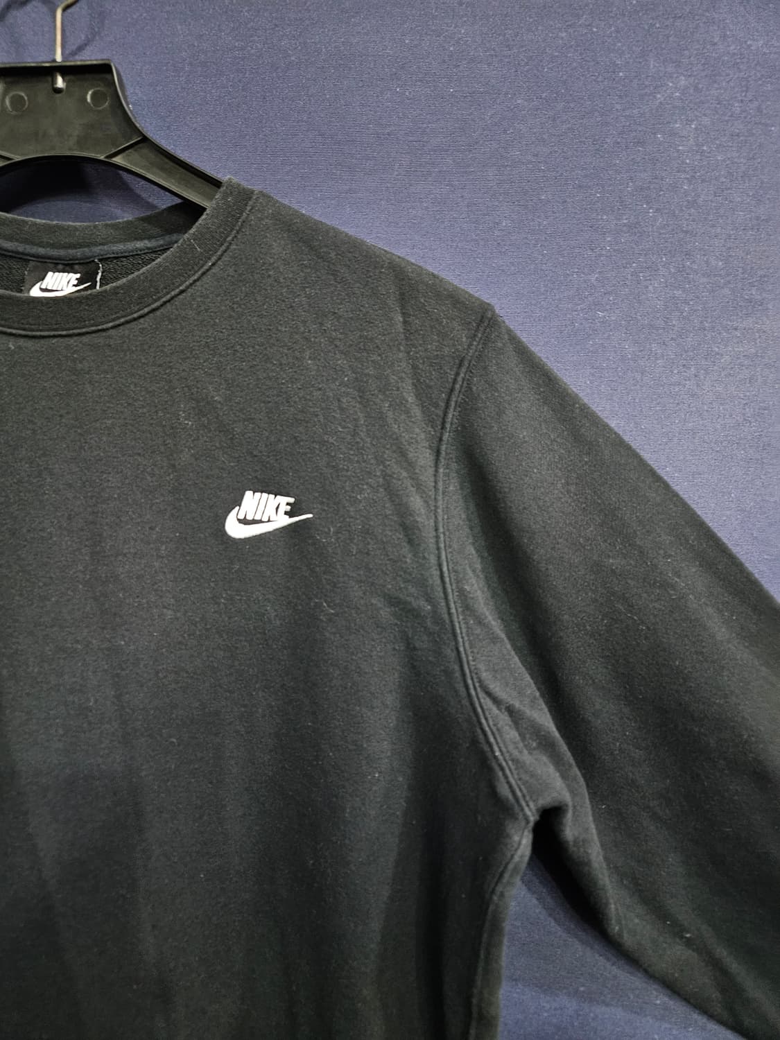 나이키 자수 블랙 남성 105 맨투맨  상품이미지4