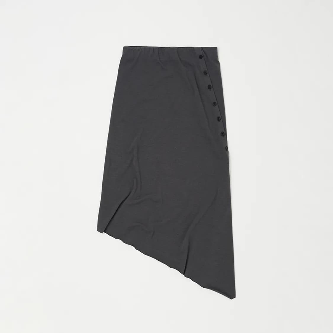 낫띵에브리띵 스커트ASYMMETRIC JERSEY BUTTON SKIRT 상품이미지1