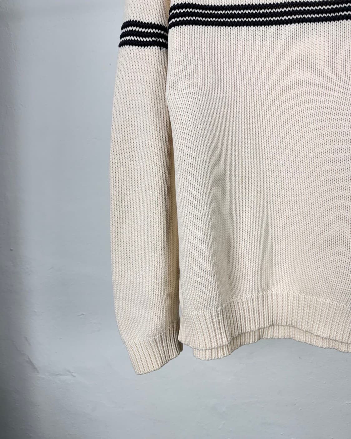 폴로 진스 컴퍼니 랄프로렌 스트라이프 라인 크루넥 니트 스웨터 상품이미지4