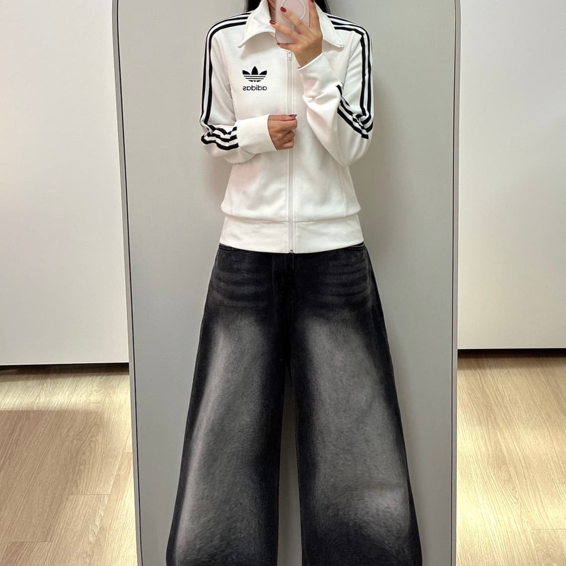 아디다스 파이어버드 유로파 흰검 트랙탑 져지 상품이미지1