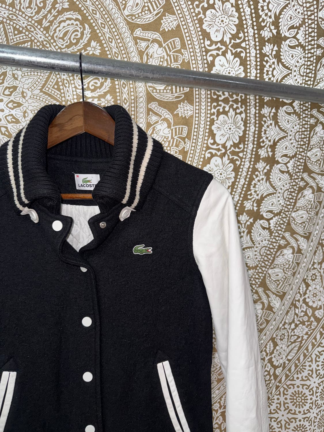 라코스테 여성 자수 블루종 바시티자켓 상품이미지4