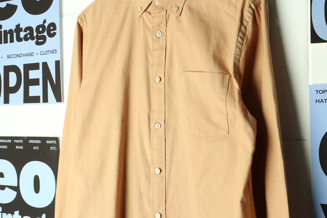 (L-XL) 지오다노 셔츠 남방 무지 솔리드 아메카지-H31924 상품이미지5