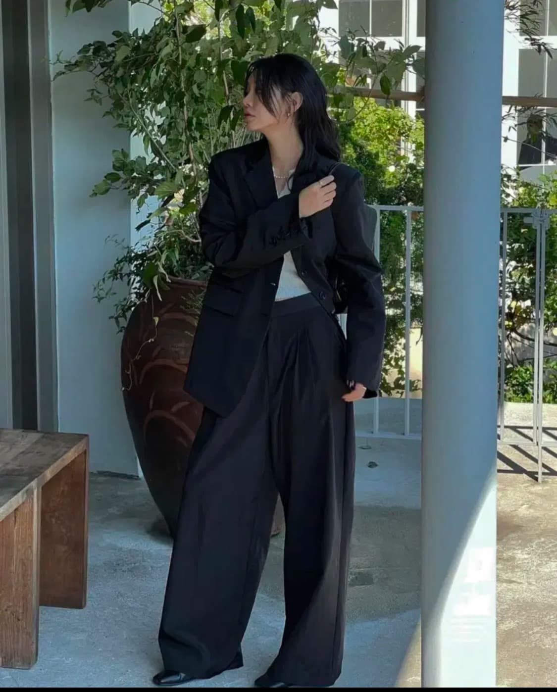 트리밍버드 글로우 셋업 블랙 상품이미지1