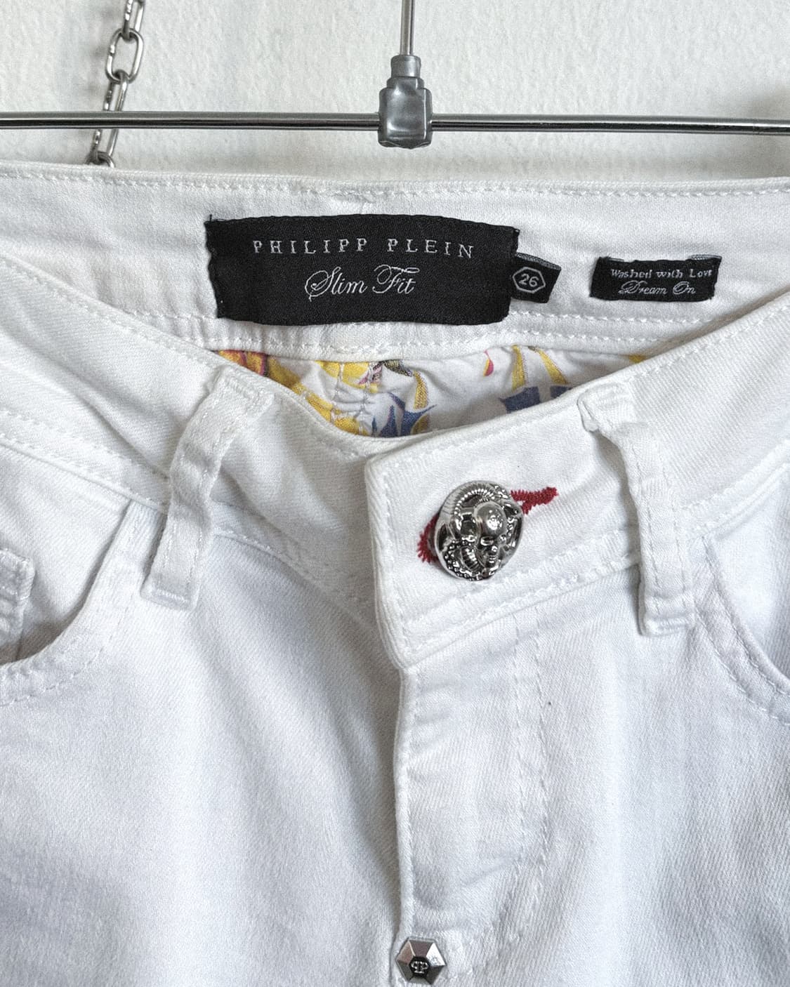 rare* 필립플레인 오피움 스터드 디스트로이드 바이커데님 상품이미지6