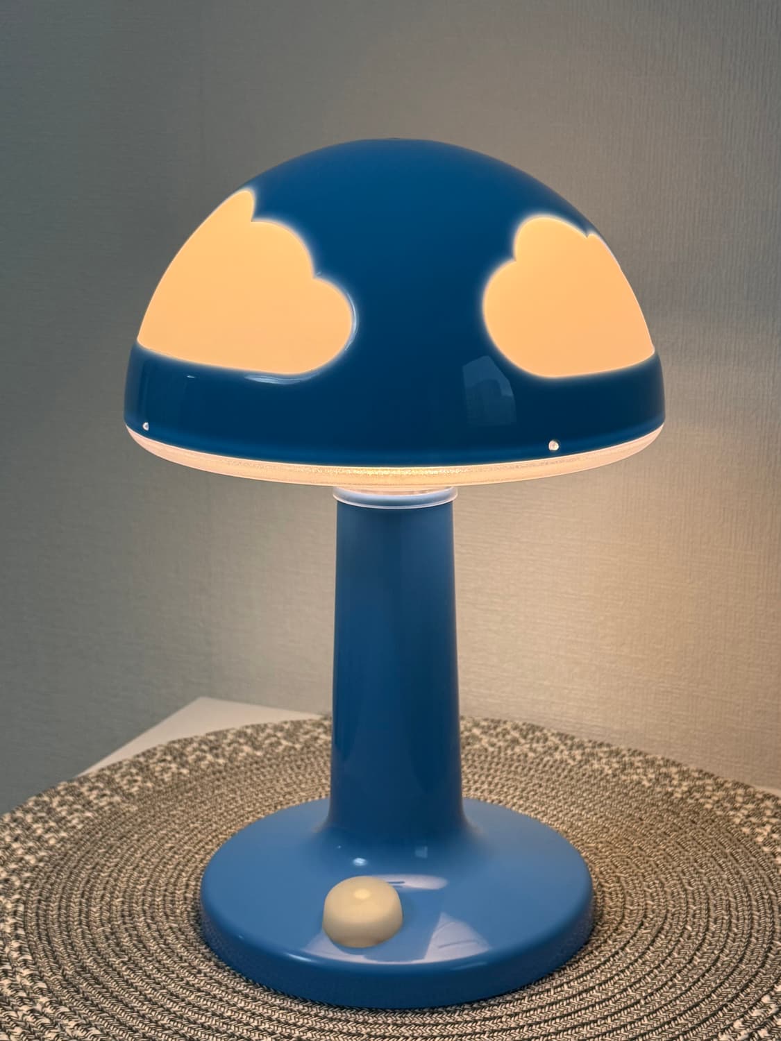 빈티지 이케아 스코이그(SKOJIG) 구름 버섯 조명 (Blue) 상품이미지3