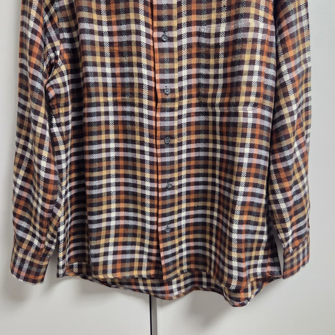 Weathercock 플란넬 체크 셔츠 L(100) 상품이미지4