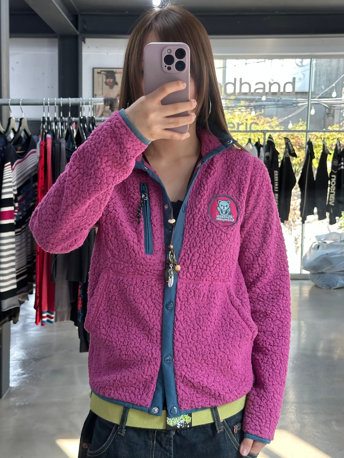 히스테릭글래머 퍽베어 플리스 자켓 상품이미지1