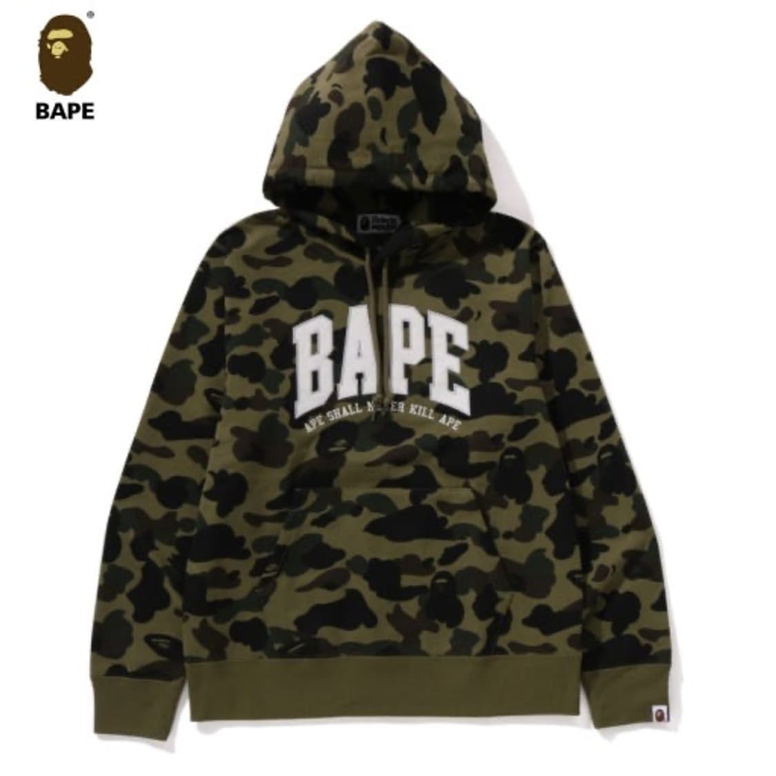 베이프 빅로고 후드티 카모 후디 상품이미지1
